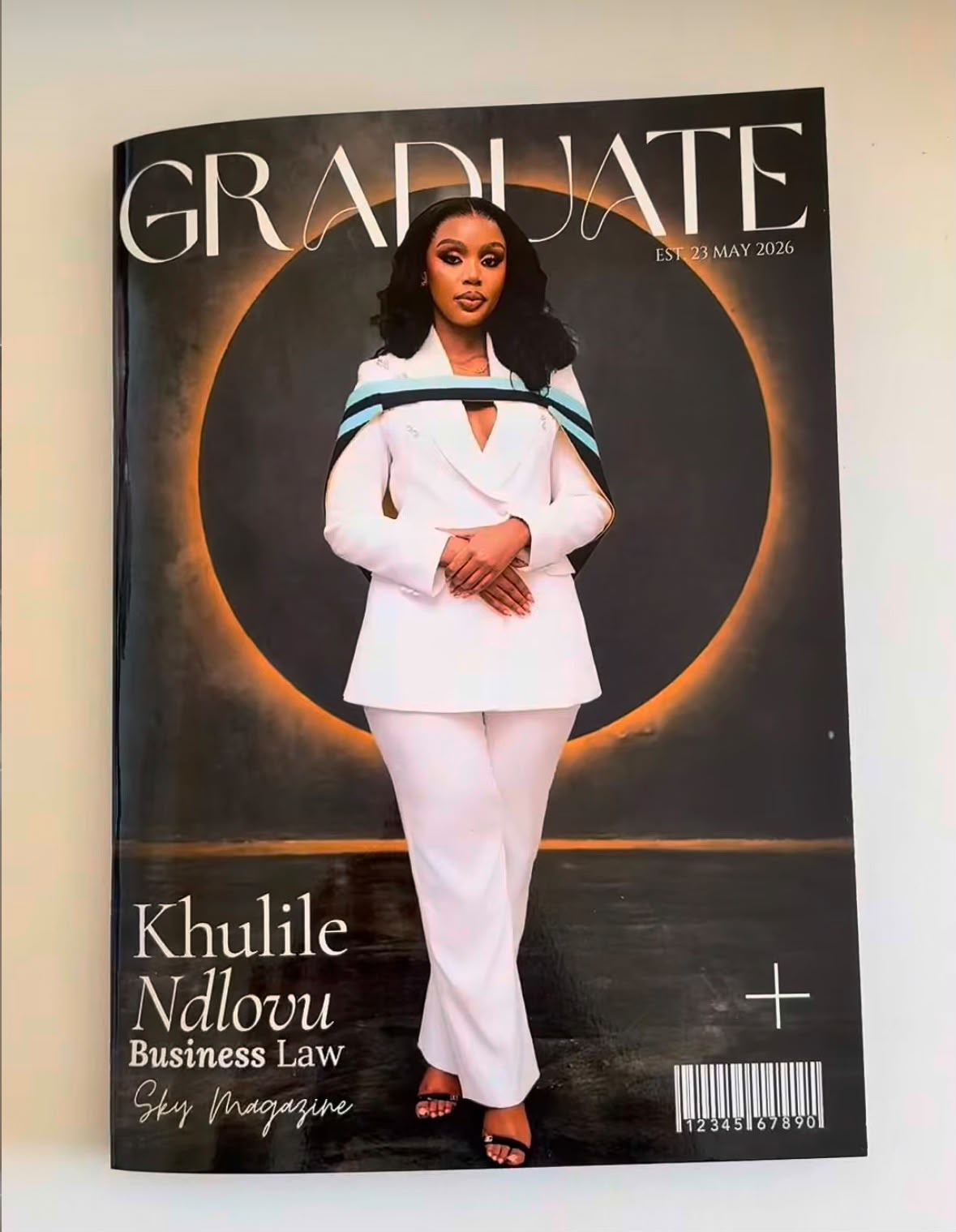 Example Sky graduation magazine
