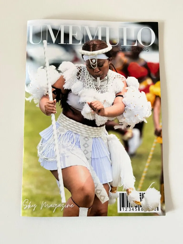 A uMemulo magazine cover featuring a young woman in traditional attire